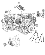 R4801768AA - Electrical: Engine Generator, Remanufactured for Dodge: Ram 2500, Ram 3500 | Ram: 2500, 3500 Image