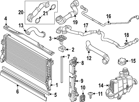 Radiator & Components for 2025 Mini Countryman #0