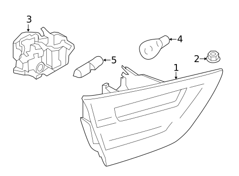 Backup Lamps for 2019 BMW 340i GT xDrive #0