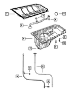 6508272AA - 5.7L Gas; Engine: Nut, Mounting for Mopar Image