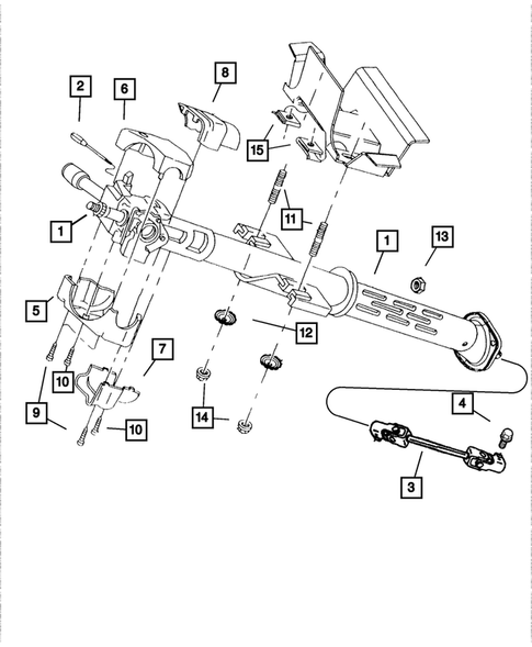 Steering Column for 2001 Dodge Viper #0