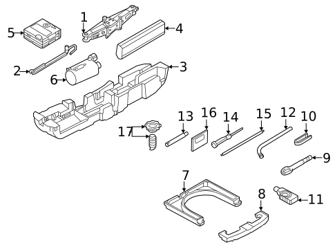 Jack & Components for 2023 Audi A3 Quattro #0