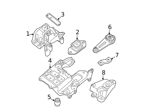 Engine & Trans Mounting for 2012 Nissan Sentra #0