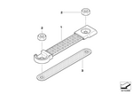 61129247542 - : Earth Strap, Trunk Lid, Left for BMW Image