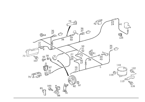 Antitheft Alarm System for 1989 Mercedes-Benz 300TE #0