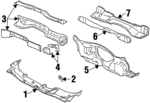 12532562 - Body: Carrier Assembly for Oldsmobile: Intrigue Image