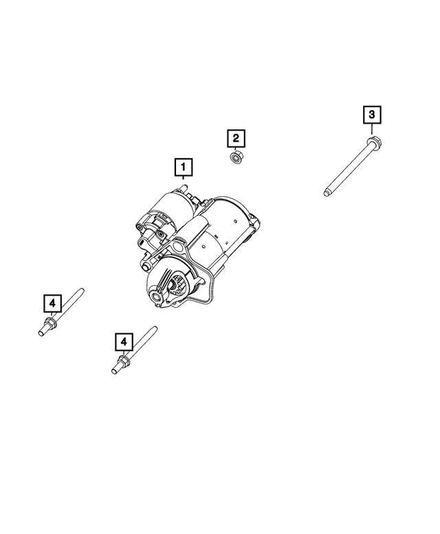 68563814AC - Electrical: Engine Starter for Mopar Image