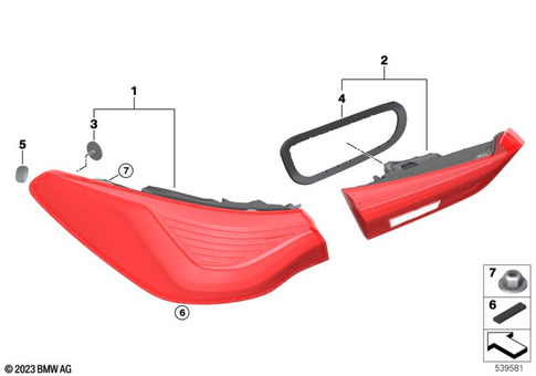 Rear Light for 2026 BMW M4 Competition #0