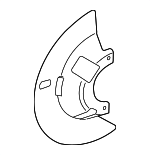 BRDS28 - Brakes: Motorcraftâ„¢ Splash Shield for Ford Image