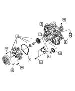 53020887AB - Cooling: Thermostat Housing for Dodge: Dakota, Durango, Ram 1500, Ram 2500, Ram 3500 | Jeep: Grand Cherokee, Liberty Image