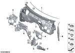 51487941312 - Vehicle Trim: Sound Insulation Windshield for BMW Image