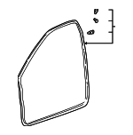 6786152020 - Body: Door Weather-strip for Toyota: Echo Image