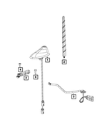 5091711AA - : HARNESS-ANTENNA for Fiat: 500 Image