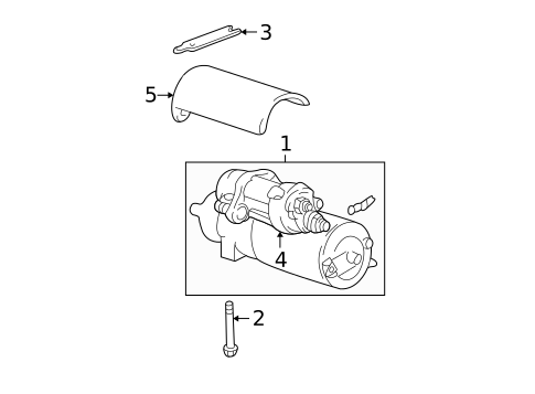 Starter & Related Components for 1996 Chevrolet K1500 Pickup #0