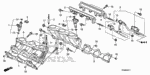 16451RNVM00 - Engine: CLIP, INJECTOR for Honda Image