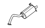 201004FU2A - : Rear Muffler for Nissan: Sentra Image