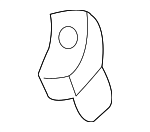 727960W002 - Body: Reveal Molding Clip for Nissan: Pathfinder Image