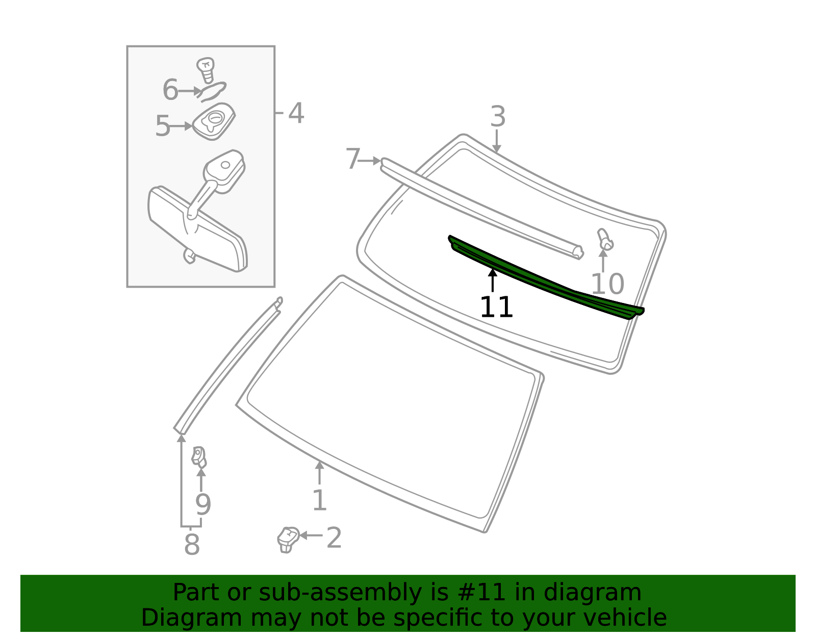 1996-2004 Nissan Pathfinder Reveal Molding Retainer 72725-0W000 ...