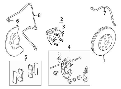 Brake Hydraulics for 2012 Cadillac CTS #0