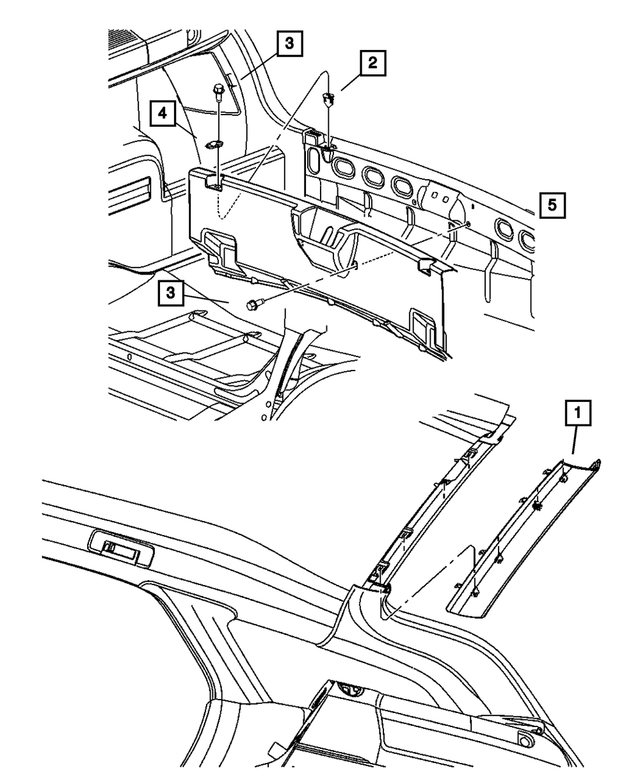 6036508AA - : Snap In Nut for Mopar Image