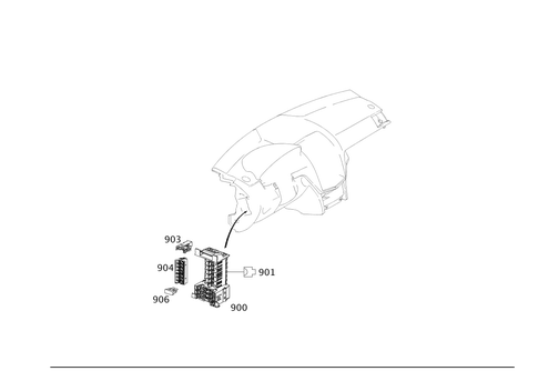 Interior Fuse Box for 2013 Mercedes-Benz C250 #0