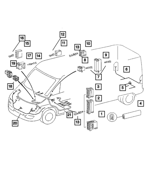 Wiring Repair for 2004 Dodge Sprinter 2500 #0