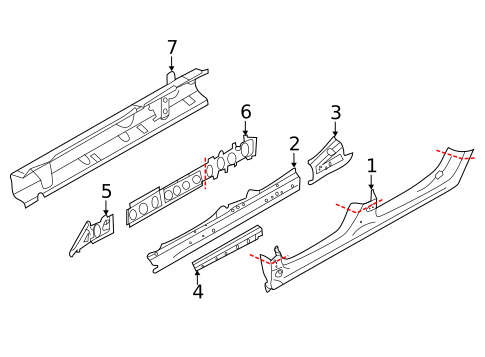 Rocker for 2025 Subaru Ascent #0