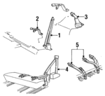 12330456 - Electrical: Belt &amp; Retractor for Cadillac: Seville | Chevrolet: Blazer, G10, G20, G30, K5 Blazer, P20, P30, S10 Blazer, Suburban C10, Suburban C20, Suburban K10, Suburban K20, Suburban R10, Suburban R1500, Suburban R20, Suburban R2500, Suburban V10, Suburban V1500, Suburban V20, Suburban V2500 | GMC: G1500, G2500, G3500, Jimmy, Jimmy S15, P2500, P3500, Suburban C1500, Suburban C2500, Suburban K1500, Suburban K2500, Suburban R1500, Suburban R2500, V1500 Suburban, V2500 Suburban | Oldsmobile: 98, Custom Cruiser, Delta 88 | Pontiac: Parisienne, Safari Image