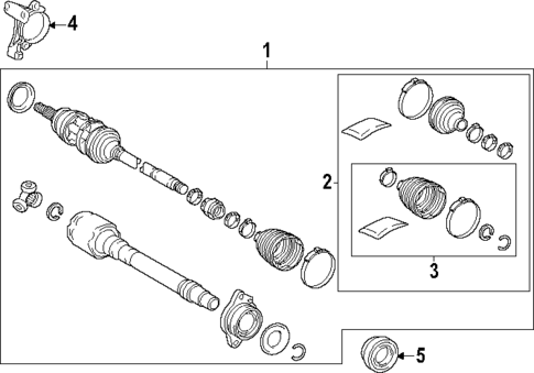 Drive Axles for 2024 Toyota Crown #0
