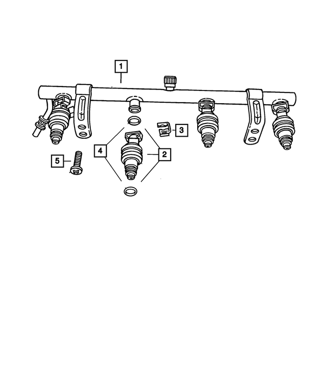 5135911AB - : Fuel Rail for Mopar Image