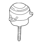 99337504908 - Engine: Mount for Porsche: 911 Image