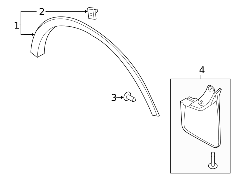 Exterior Trim - Quarter Panel for 2023 Ford Escape #0
