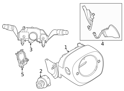 Switches, Solenoids & Actuators for 2026 Nissan Murano #0