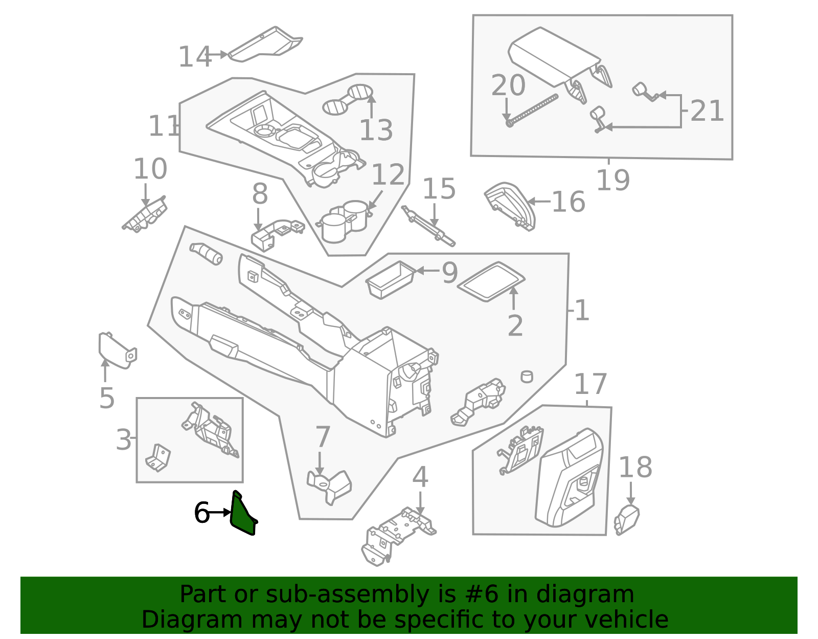 Console Cap M2DZ-00817-BA | OEM Parts Online
