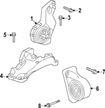85516979 - : Front Mount for GMC: Hummer EV Pickup, Hummer EV SUV Image