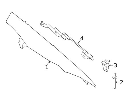 Interior Trim - Quarter Panels for 2021 BMW 530i #0