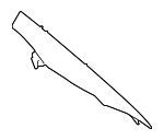 2021-2023 BMW - Upper Quarter Trim