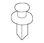 GD7A50EA1 - Body: Bumper Cover Fastener for Mazda: 2, 3, 5, 6, CX-3, CX-30, CX-5, CX-50, CX-7, CX-70, CX-9, CX-90, Millenia, MPV, MX-30 EV, MX-5 Miata, Protege, Protege5, RX-8 Image