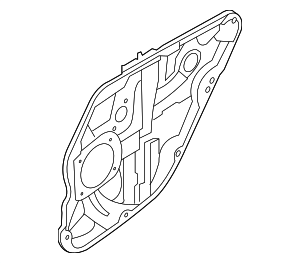 834813S001 - : Door Panel Carrier for Hyundai Image