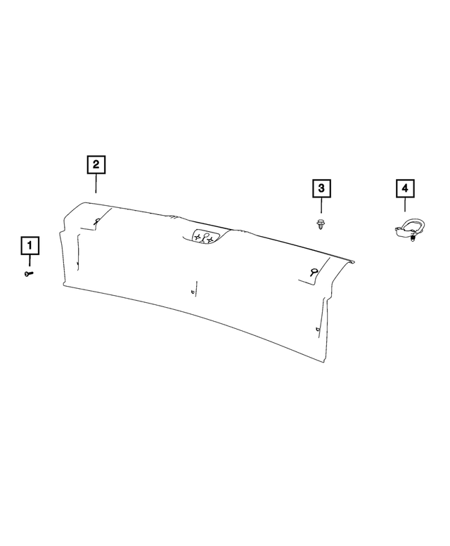 5SZ82SA5AB - Interior Trim: Liftgate Scuff Plate for Mopar Image image