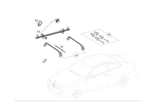 Roof Carrier Systems for 2015 Mercedes-Benz C 250 #0