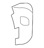 8V5803087 - Body: End Plate for Audi Image