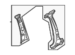 8V5810074TB - Body: Center Pillar for Audi Image