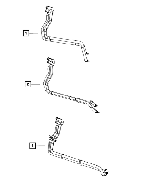 Air Conditioner and Heater Plumbing for 2009 Dodge Ram 1500 #2