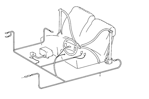 Belt Tensioner and Airbag for 1985 Mercedes-Benz 380SL #0
