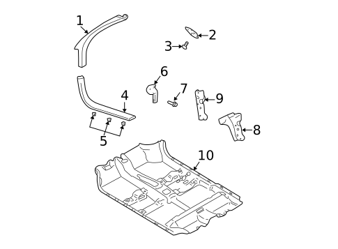 Interior Trim - Pillars for 2000 Chevrolet Monte Carlo #0