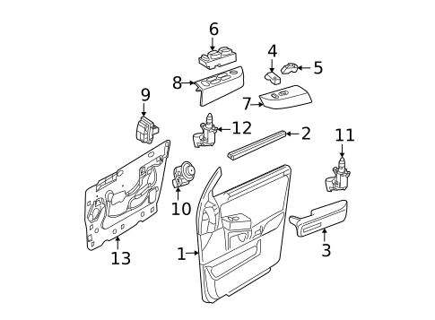 Switches for 2005 Ford Explorer #3