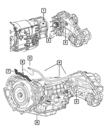6507572AA - NV140; or MP140; Transfer Case: Hex Nut And Washer, Mounting for Mopar Image
