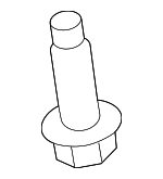 KYP500320 - Body: Spare Carrier Bolt for Land Rover: Defender 110, Defender 130, Defender 90, Discovery, LR3, LR4, Range Rover, Range Rover Sport, Range Rover Velar Image