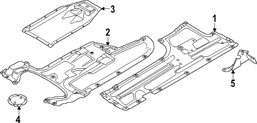 Rear Shield - BMW (51758038101)